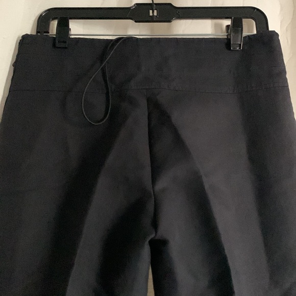 Lanvin Black Drawstring Waist Cotton Shorts 38 - Picture 6 of 8